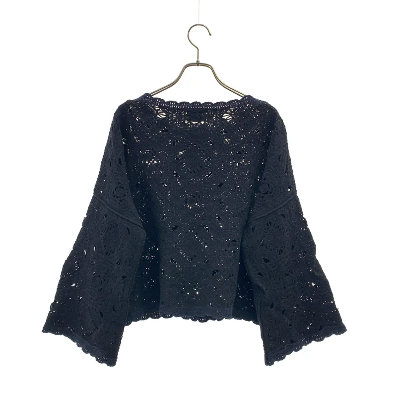 UNITED ARROWS / ユナイテッドアローズ | クロッシー エンブロイダリー ニット プルオーバー |