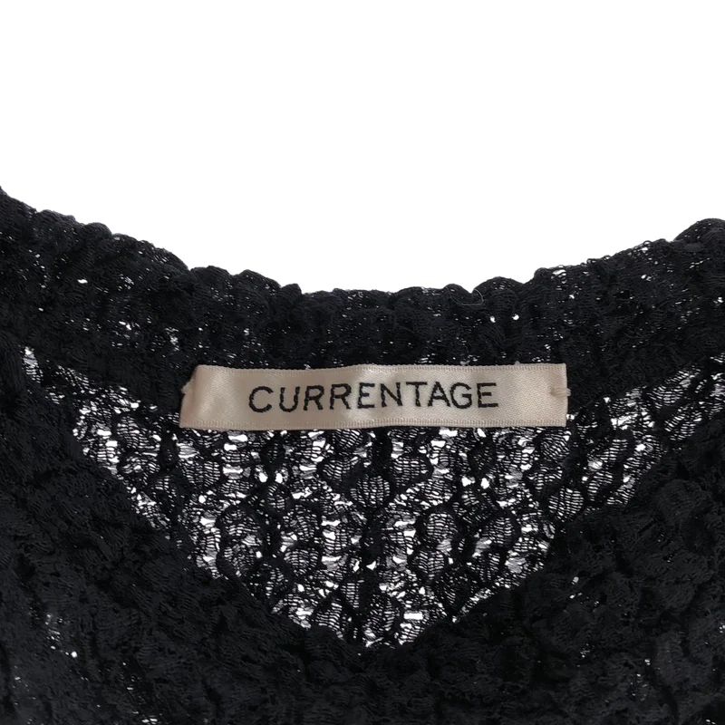 CURRENTAGE / カレンテージ | レーシーニットワンピース  A2551UA 404 | 1 | レディース