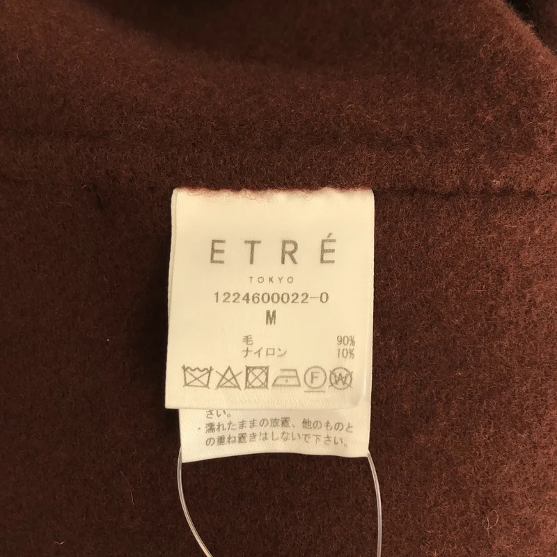 ETRE TOKYO / エトレトウキョウ | ウールリバー コクーンコート | M | レディース