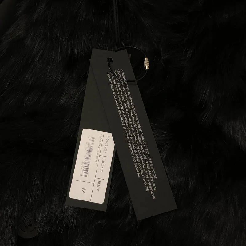 REPRESENT / リプレゼント | Cropped Faux Fur Jacket クロップド フォックスファー ジャケット | M | メンズ