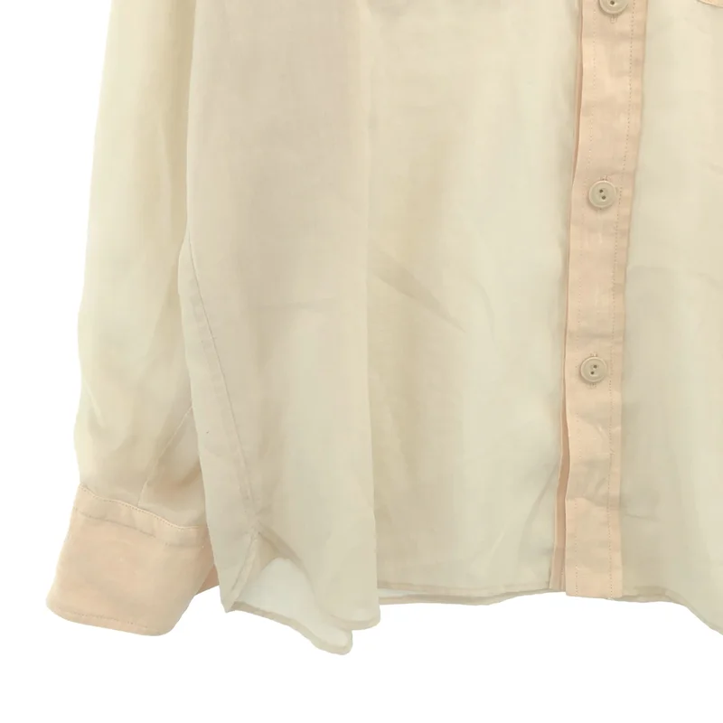 HYKE / ハイク | 2025SS | SHEER TWILL SHIRT ロングスリーブ シャツ | 1 | レディース