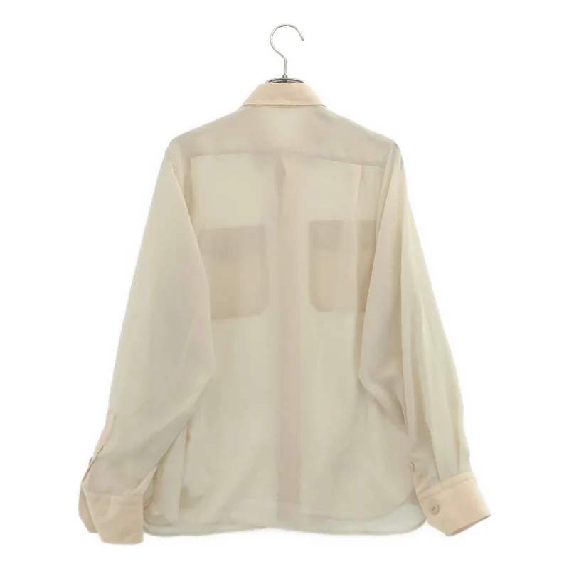 HYKE / ハイク | 2025SS | SHEER TWILL SHIRT ロングスリーブ シャツ | 1 | レディース