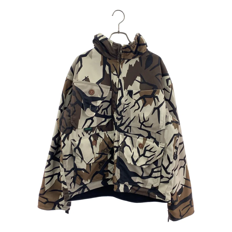 DAYONE CAMOUFLAGE / デイワンカモフラージュ | トライバルカモ ハイネック フリースジャケット | L | メンズ