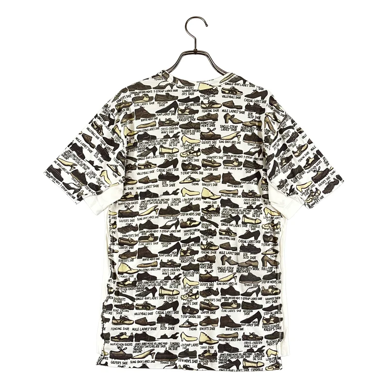 COMME des GARCONS SHIRT / コムデギャルソンシャツ | 総柄 インサイドアウト Tシャツ カットソー | S | メンズ