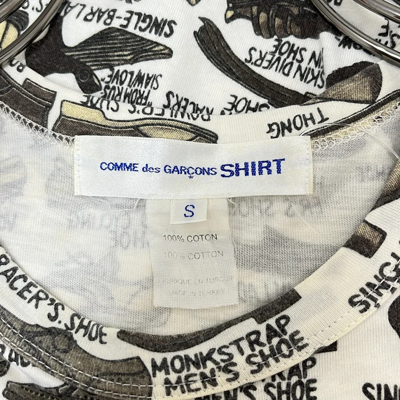 COMME des GARCONS SHIRT / コムデギャルソンシャツ | 総柄 インサイドアウト Tシャツ カットソー | S | メンズ