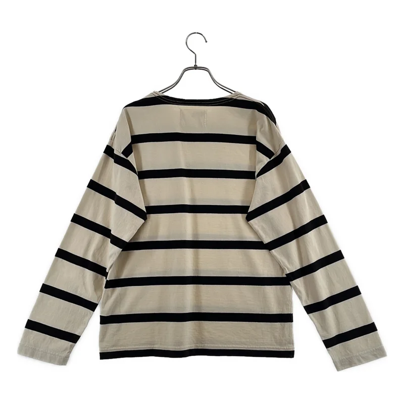 MHL. / エムエイチエルマーガレットハウエル | コットン ボーダー クルーネックカットソー | M | レディース