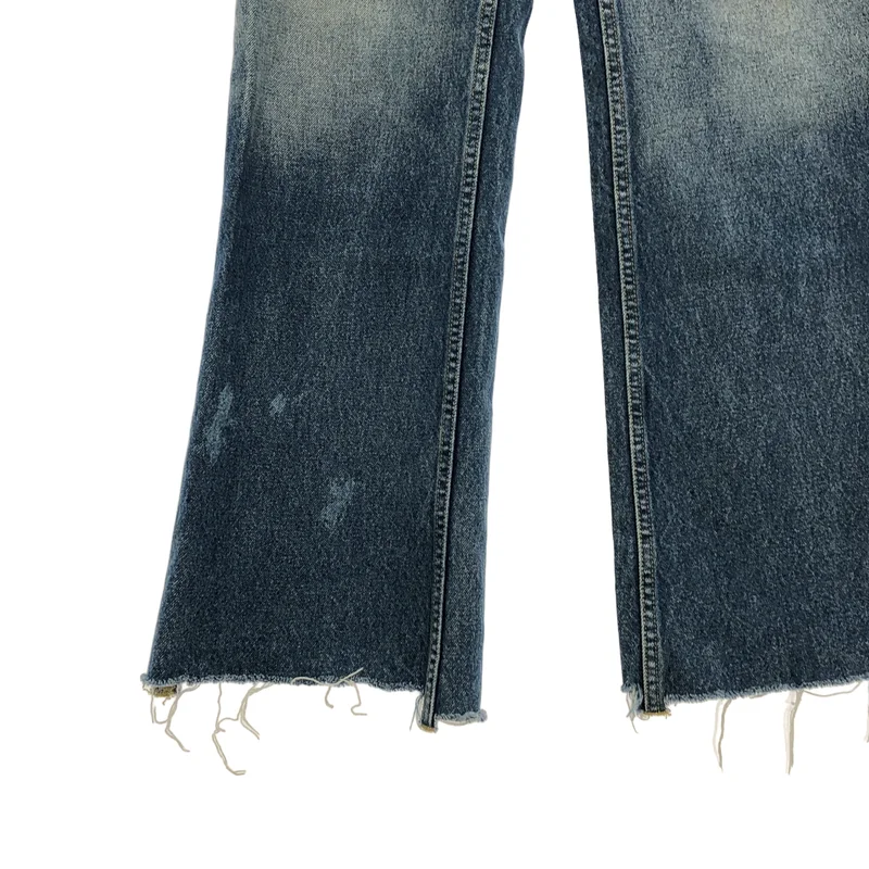 MADISON BLUE / マディソンブルー | ダメージ加工 HEM CUT FLARE PT DENIM パンツ | M | レディース