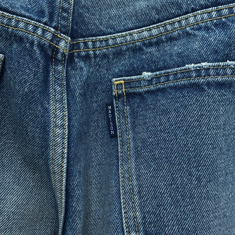 MADISON BLUE / マディソンブルー | ダメージ加工 HEM CUT FLARE PT DENIM パンツ | M | レディース