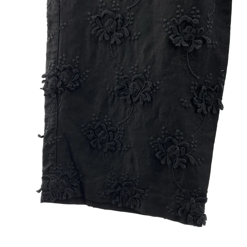 crinkle crinkle crinkle / クリンクル クリンクル クリンクル | embroidery twill チノ ワイドパンツ | F | レディース