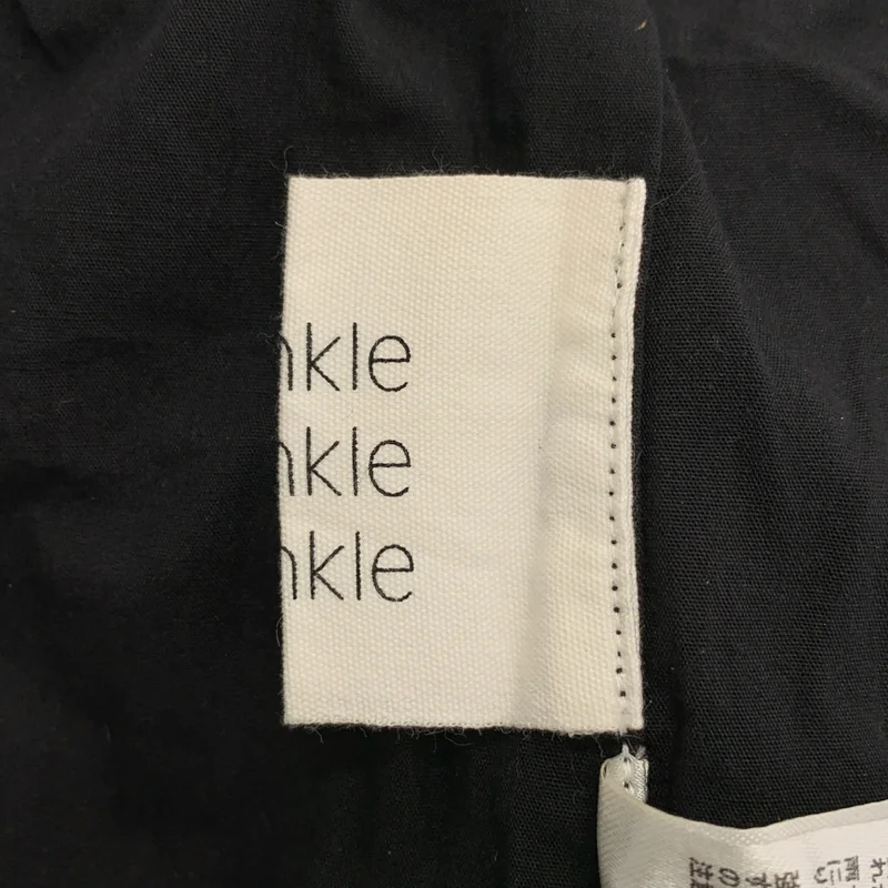 crinkle crinkle crinkle / クリンクル クリンクル クリンクル | embroidery twill チノ ワイドパンツ | F | レディース