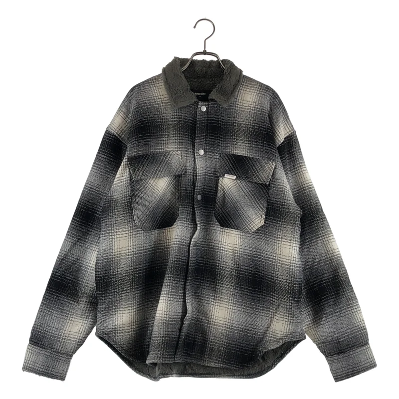 REPRESENT / リプレゼント | SHERPA SHIRT / ウール混 チェック シェルパシャツ | M | メンズ