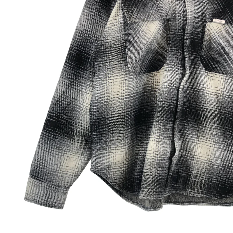 REPRESENT / リプレゼント | SHERPA SHIRT / ウール混 チェック シェルパシャツ | M | メンズ