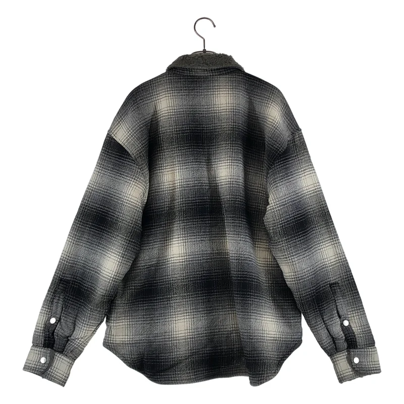 REPRESENT / リプレゼント | SHERPA SHIRT / ウール混 チェック シェルパシャツ | M | メンズ