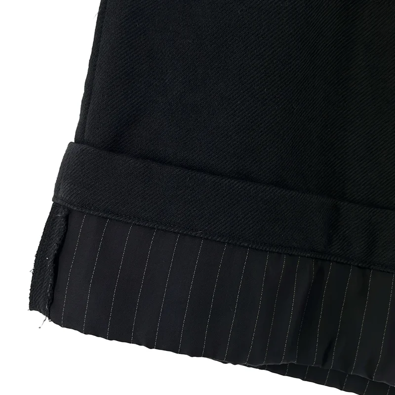 BLACK COMME des GARCONS / ブラックコムデギャルソン | 2018AW | ドローストリング ワイド ショートパンツ ショーツ | S | メンズ