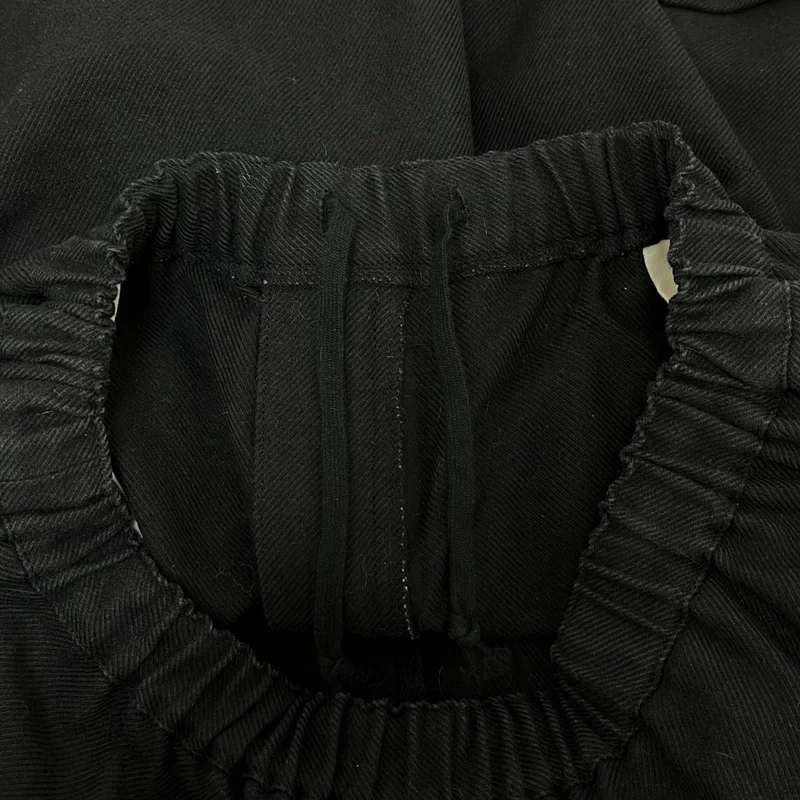BLACK COMME des GARCONS / ブラックコムデギャルソン | 2018AW | ドローストリング ワイド ショートパンツ ショーツ | S | メンズ