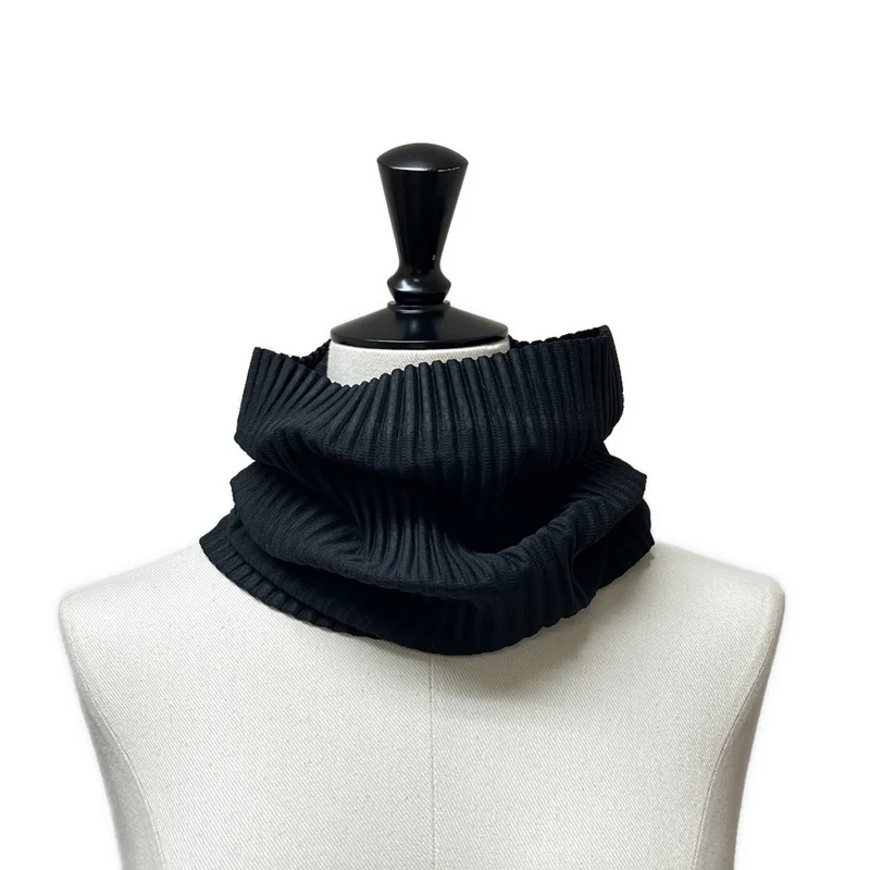 HOMME PLISSE ISSEY MIYAKE / オムプリッセイッセイミヤケ | プリーツ ネックウォーマー |