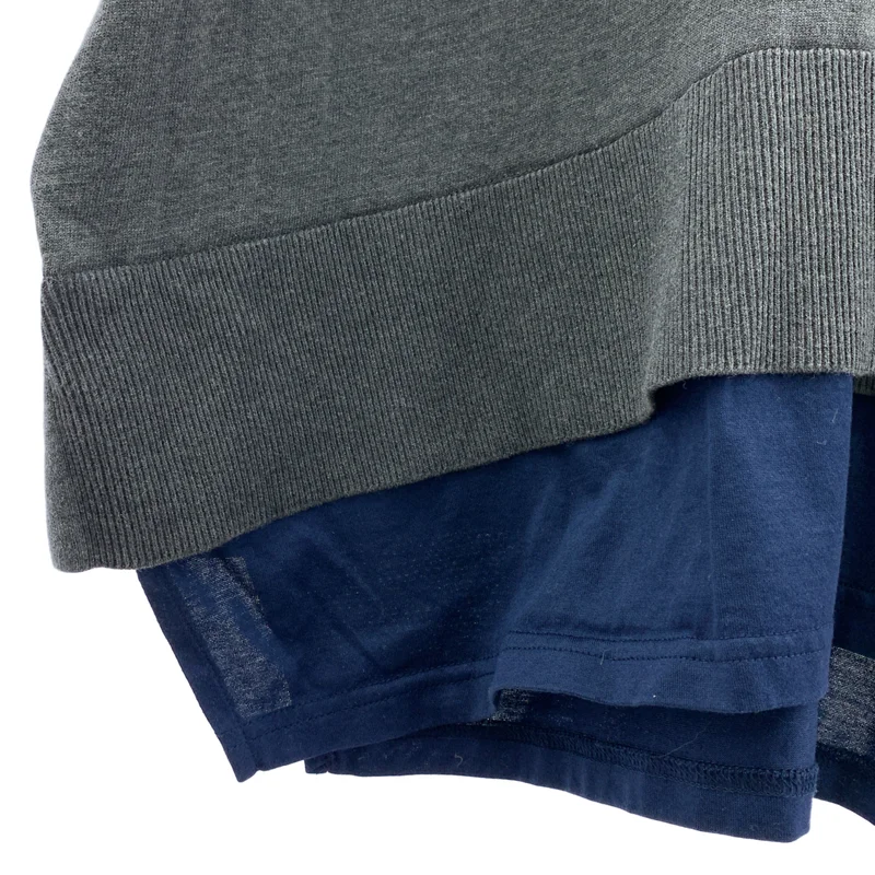 ENFOLD / エンフォルド | 2025SS | KNIT LAYERED PULLOVER ニット レイヤード プルオーバー | 38 | レディース