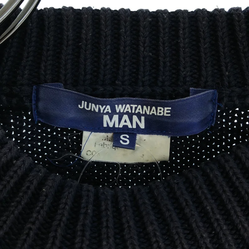 JUNYAWATANABE COMMEdesGARCONS MAN / ジュンヤワタナベマン | 2024SS | コットン クルーネックニット | S | メンズ