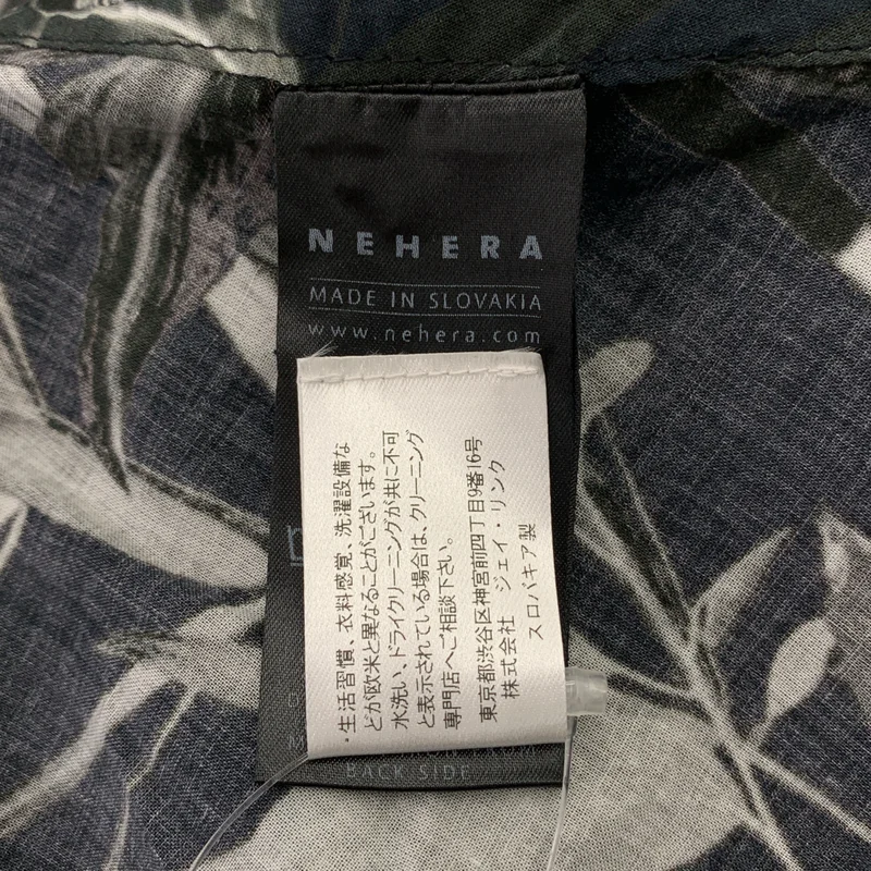 NEHERA / ネヘラ | コットン プリント サイドスリット シャツ | 36 | レディース