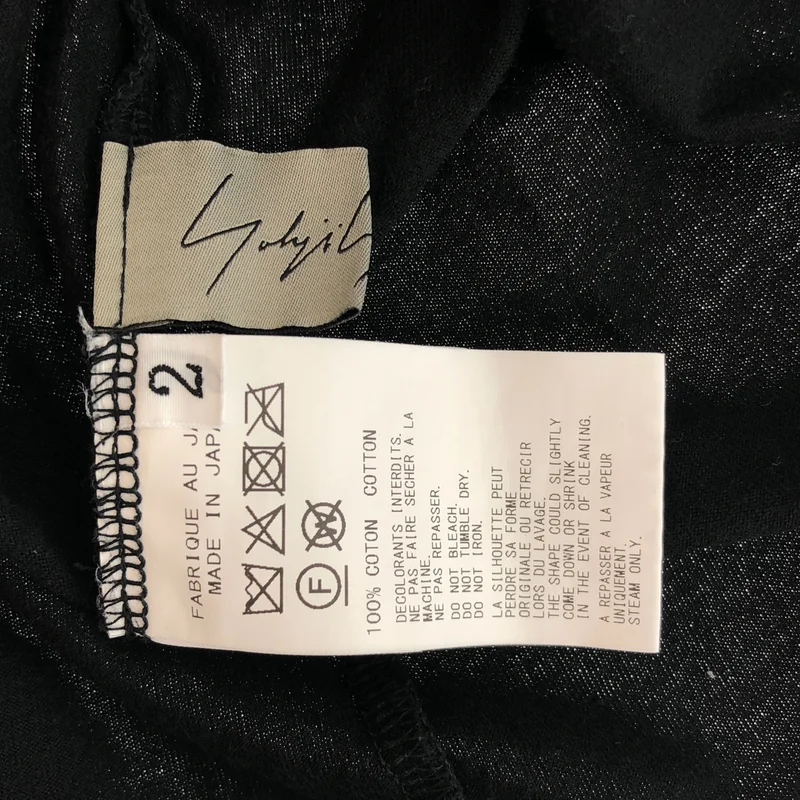 Yohji Yamamoto FEMME / ヨウジヤマモトファム | 2025AW | COTTON SINGLE JERSEY 2WAY PO 変形カットソー | 2 | レディース