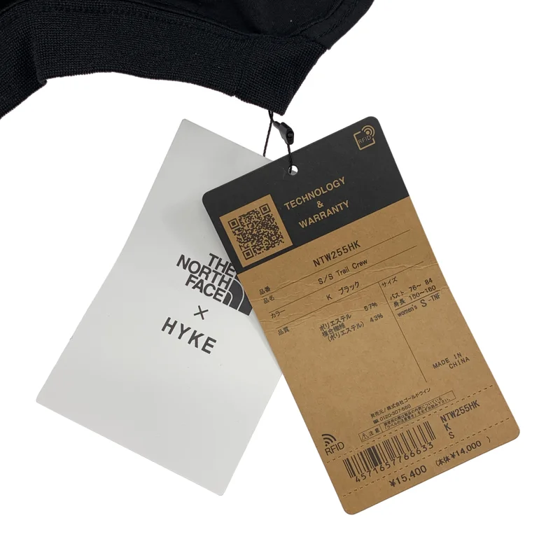HYKE / ハイク | × THE NORTH FACE S/S Trail Crew ロゴ カットソー | S | レディース