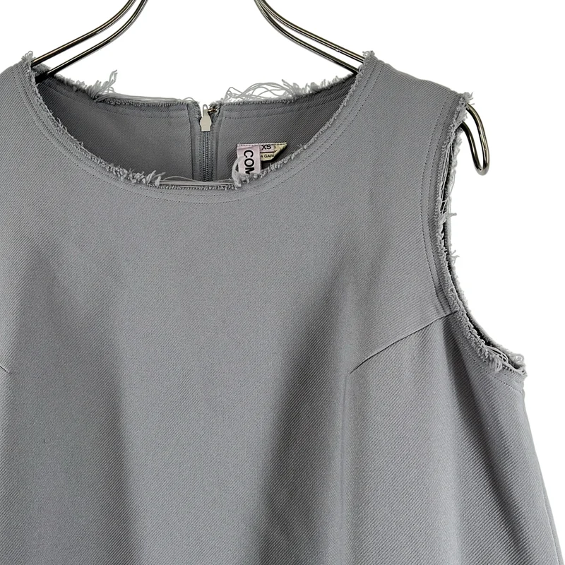 COMME des GARCONS / コムデギャルソン | 2023SS | ポリエステルギャバ ノースリーブ ボリュームワンピース | XS | レディース