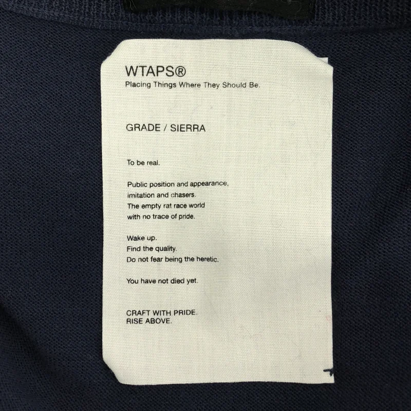 WTAPS / ダブルタップス | コットン シルク ニット セーター |