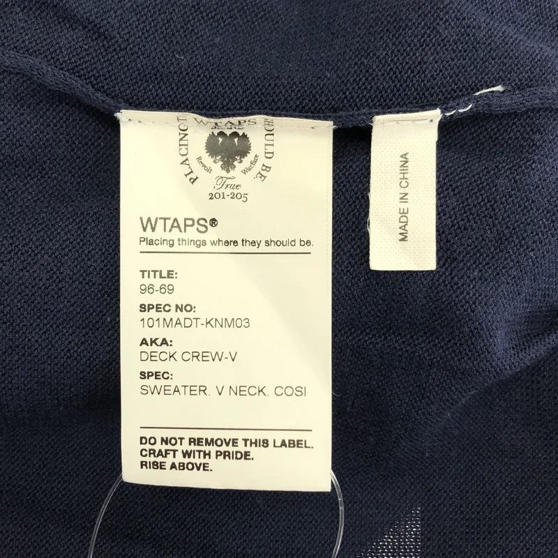 WTAPS / ダブルタップス | コットン シルク ニット セーター |