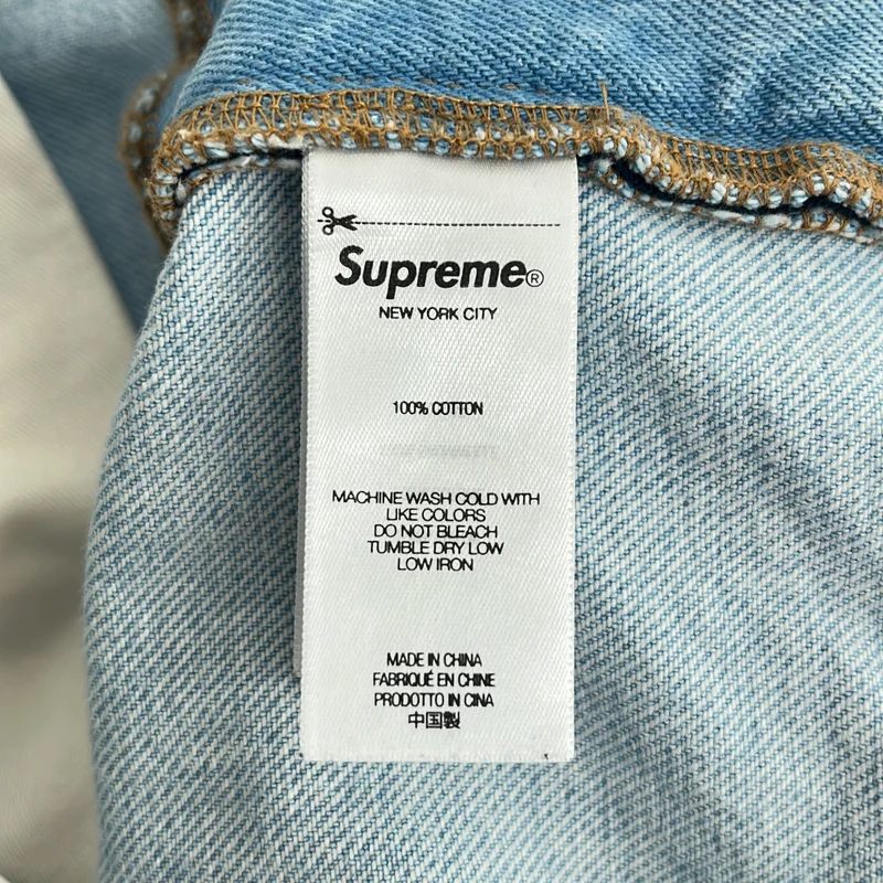 SUPREME / シュプリーム | 2024SS | Baggy Jean / バックロゴ バギージーンズ デニムパンツ | 32 | メンズ