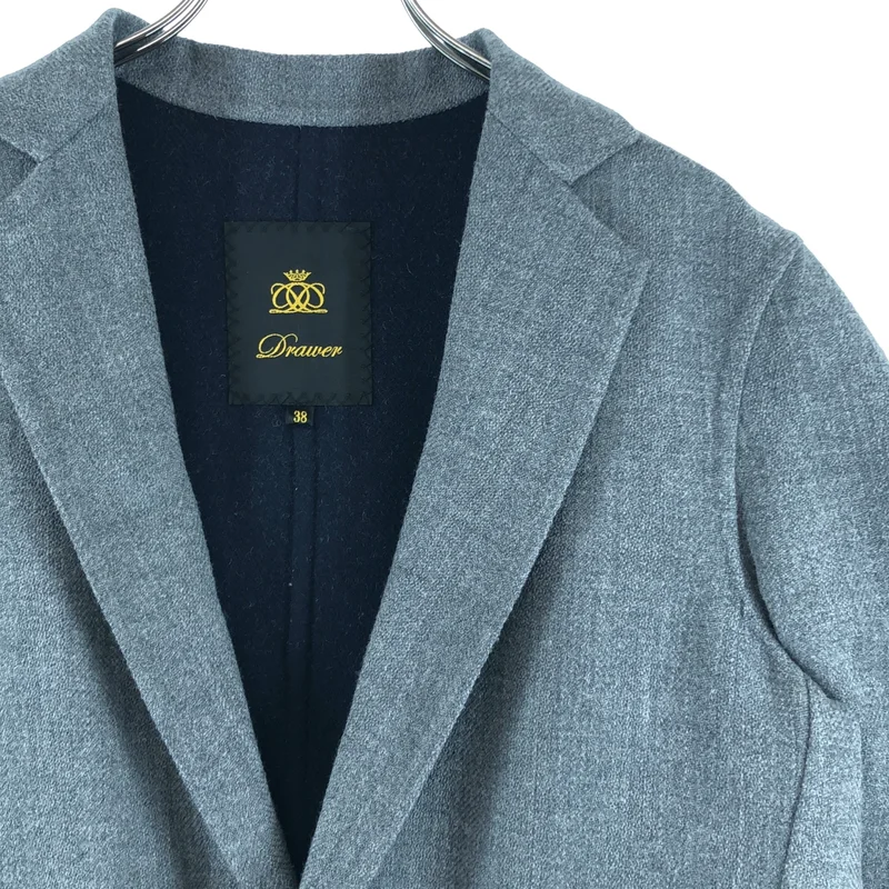 Drawer / ドゥロワー | RESORT1 ウール ヘリンボーン ケヌキジャケット | 38 | レディース