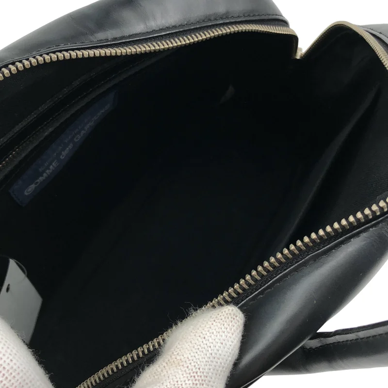 COMME des GARCONS / コムデギャルソン | katsuyuki Yoshida / 台形ステア レザー ハンドバッグ |