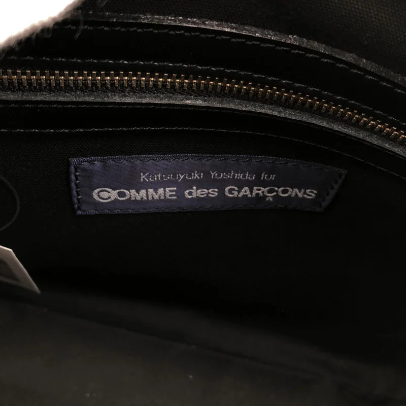 COMME des GARCONS / コムデギャルソン | katsuyuki Yoshida / 台形ステア レザー ハンドバッグ |