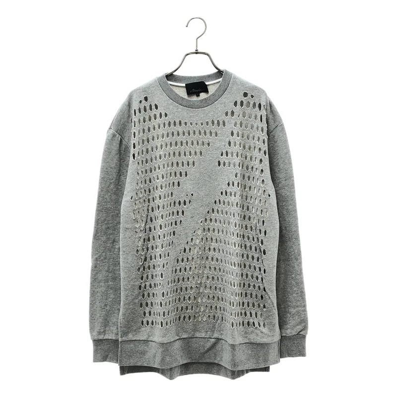 3.1 Phillip Lim / スリーワンフィリップリム | Laser Cut Lightning Bolt Sweat / レーザーカット サイドスリット オーバースウェット | XS | レディース