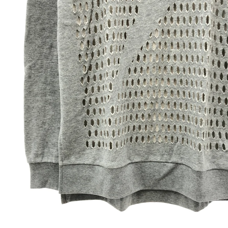3.1 Phillip Lim / スリーワンフィリップリム | Laser Cut Lightning Bolt Sweat / レーザーカット サイドスリット オーバースウェット | XS | レディース