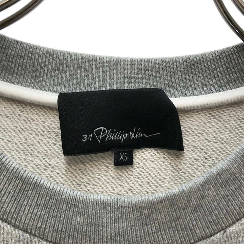 3.1 Phillip Lim / スリーワンフィリップリム | Laser Cut Lightning Bolt Sweat / レーザーカット サイドスリット オーバースウェット | XS | レディース