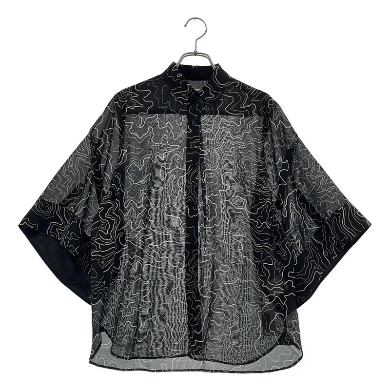 HYKE / ハイク | 2024SS | CONTOUR LINE BELL-SLEEVE SHIRT シャツ | 1 | レディース