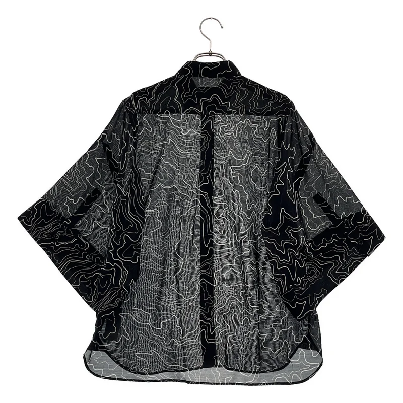 HYKE / ハイク | 2024SS | CONTOUR LINE BELL-SLEEVE SHIRT シャツ | 1 | レディース