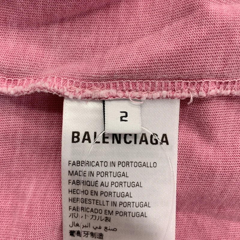 BALENCIAGA / バレンシアガ | 2024SS | PARIS MOON Oversized Tee ヴィンテージ加工 Tシャツ | 2 | メンズ