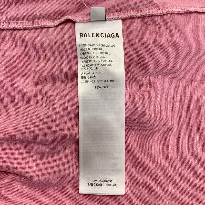 BALENCIAGA / バレンシアガ | 2024SS | PARIS MOON Oversized Tee ヴィンテージ加工 Tシャツ | 2 | メンズ