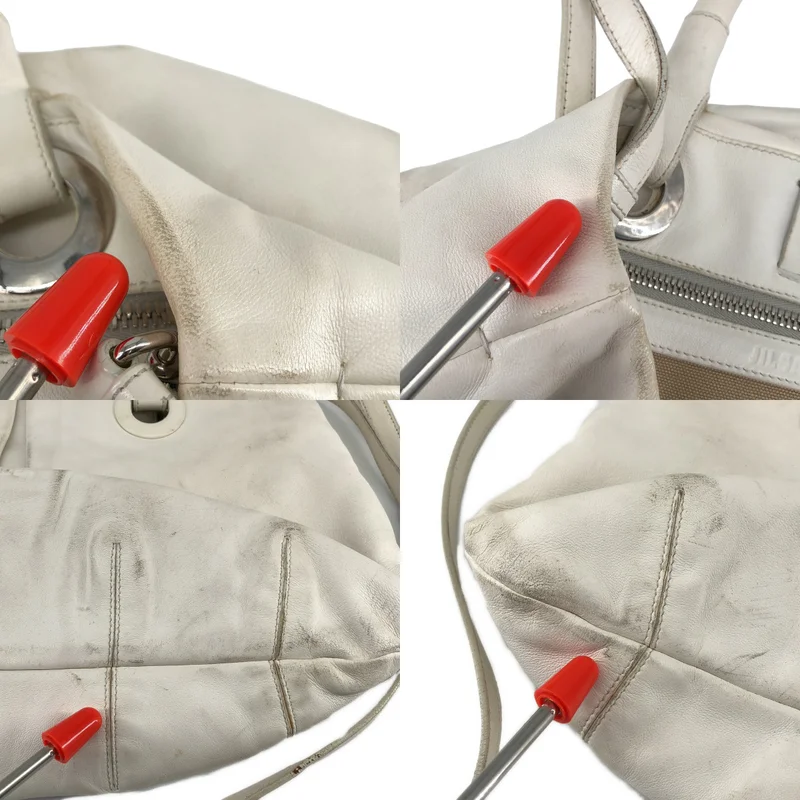 JIL SANDER / ジルサンダー | レザー ハンドバッグ |