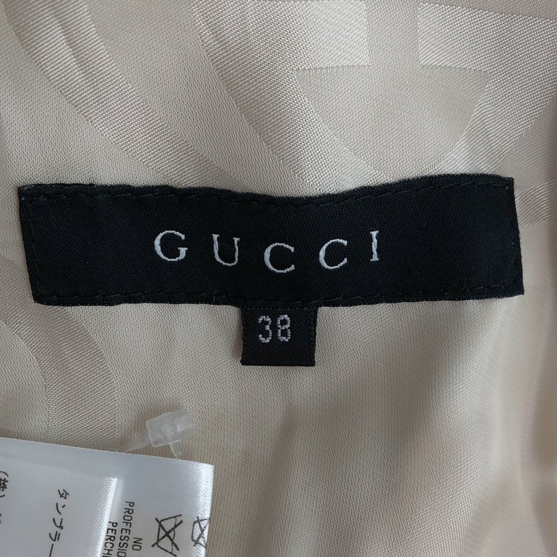 GUCCI / グッチ | ウール アルパカ リボン ハーフコート | 38 | レディース