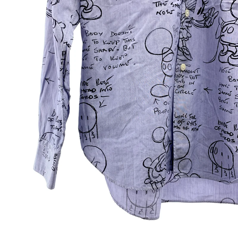 COMME des GARCONS SHIRT / コムデギャルソンシャツ | 2013AW | ×Disney / ミッキーマウス グラフィックプリント シャツ | XS | メンズ