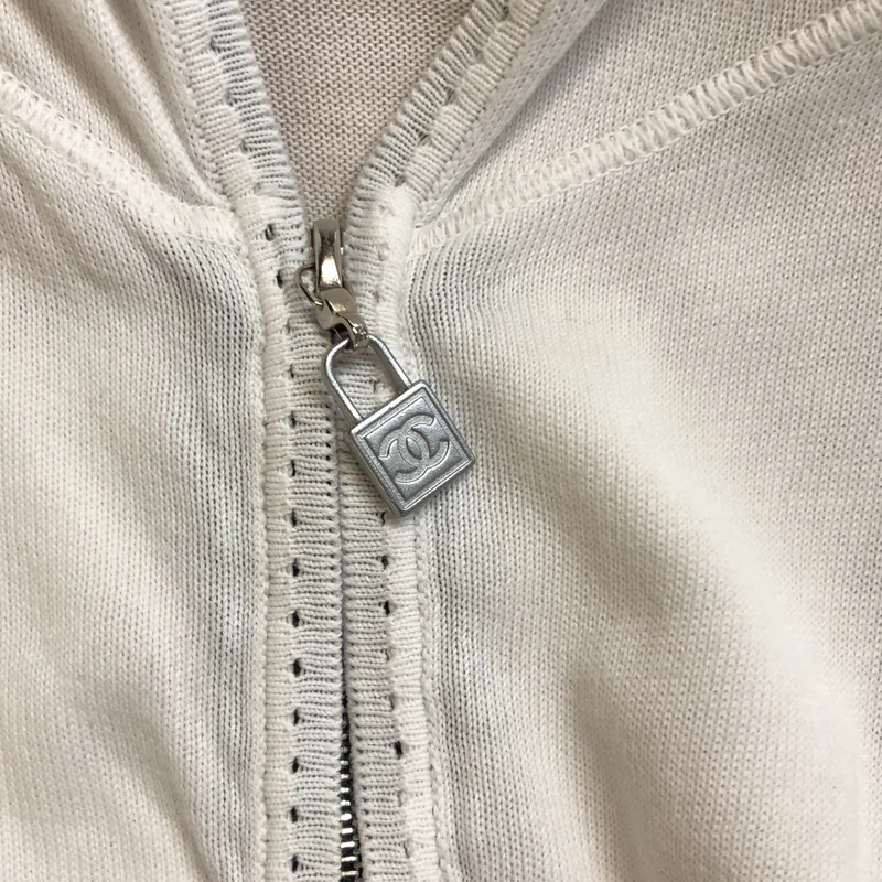 CHANEL / シャネル | コットン ロゴ フーデッド パーカ / スポーツライン | 38 | レディース