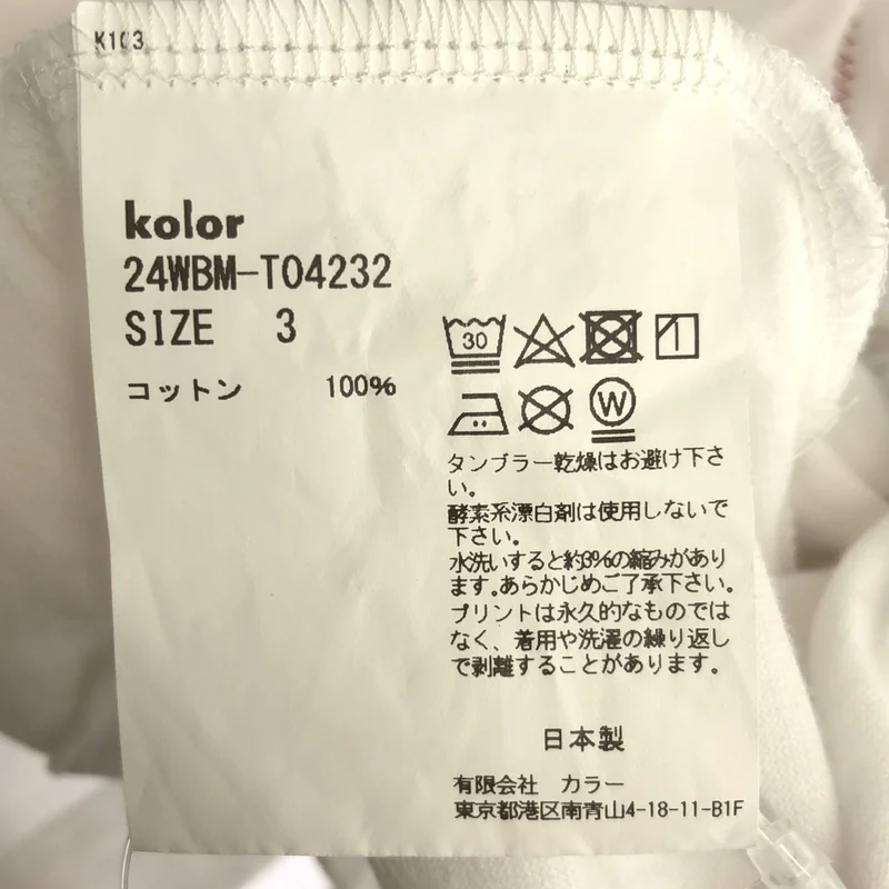 kolor BEACON / カラービーコン | S/S Tee 内定通知 Tシャツ_半袖 24WBM-T04232 | 3 | メンズ