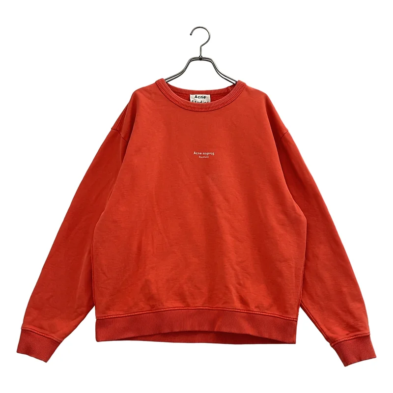 Acne Studios / アクネストゥディオズ | ロゴプリント クルーネック スウェット | XS | メンズ