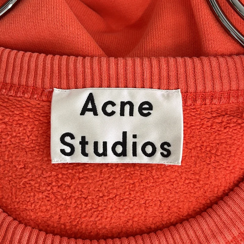 Acne Studios / アクネストゥディオズ | ロゴプリント クルーネック スウェット | XS | メンズ