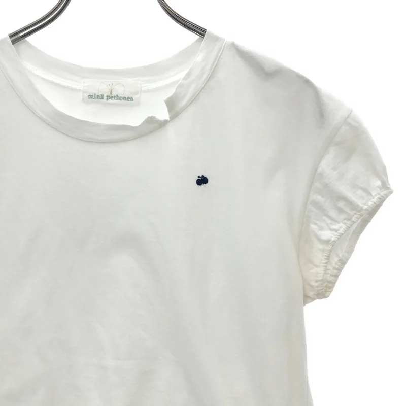 mina perhonen / ミナペルホネン | pika / ちょうちょ クルーネック Tシャツ カットソー | 36 | レディース