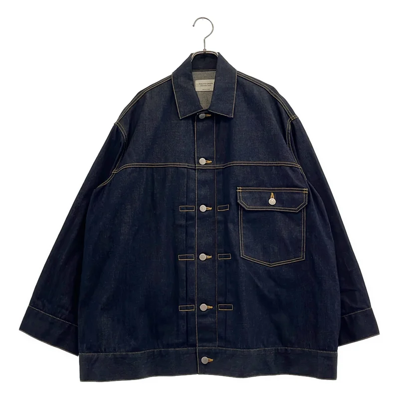beautiful people / ビューティフルピープル | selvedge denim big blouson セルヴィッチデニムビッグブルゾン | 38 | レディース