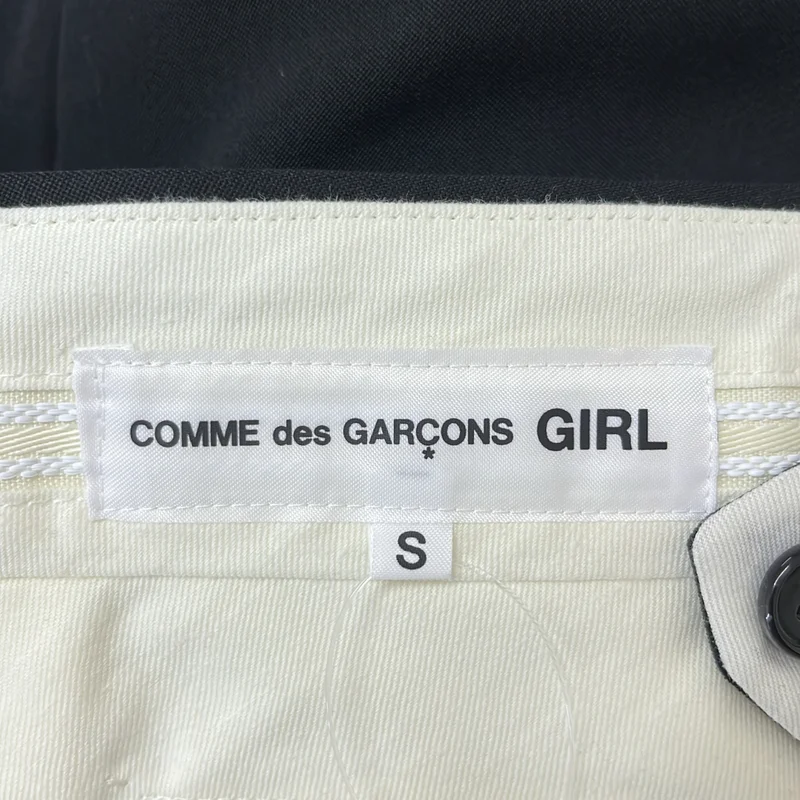 COMME des GARCONS GIRL / コムデギャルソンガール | 2025SS | ウール混 2タック ワイドパンツ | S | レディース