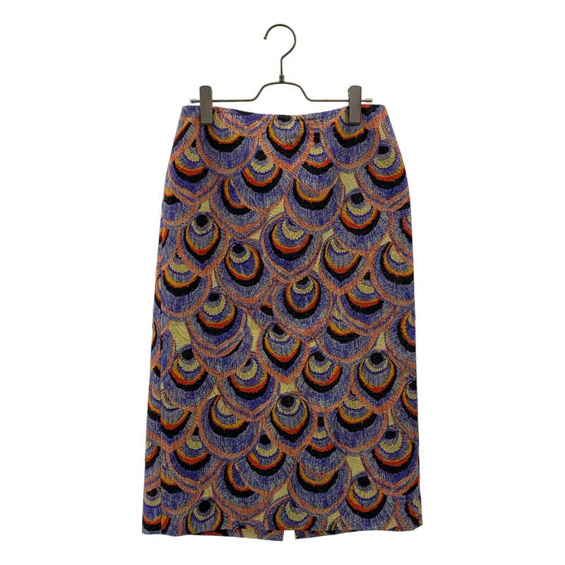 DRIES VAN NOTEN / ドリスヴァンノッテン | 刺しゅう 総柄 タイトスカート | 34 | レディース